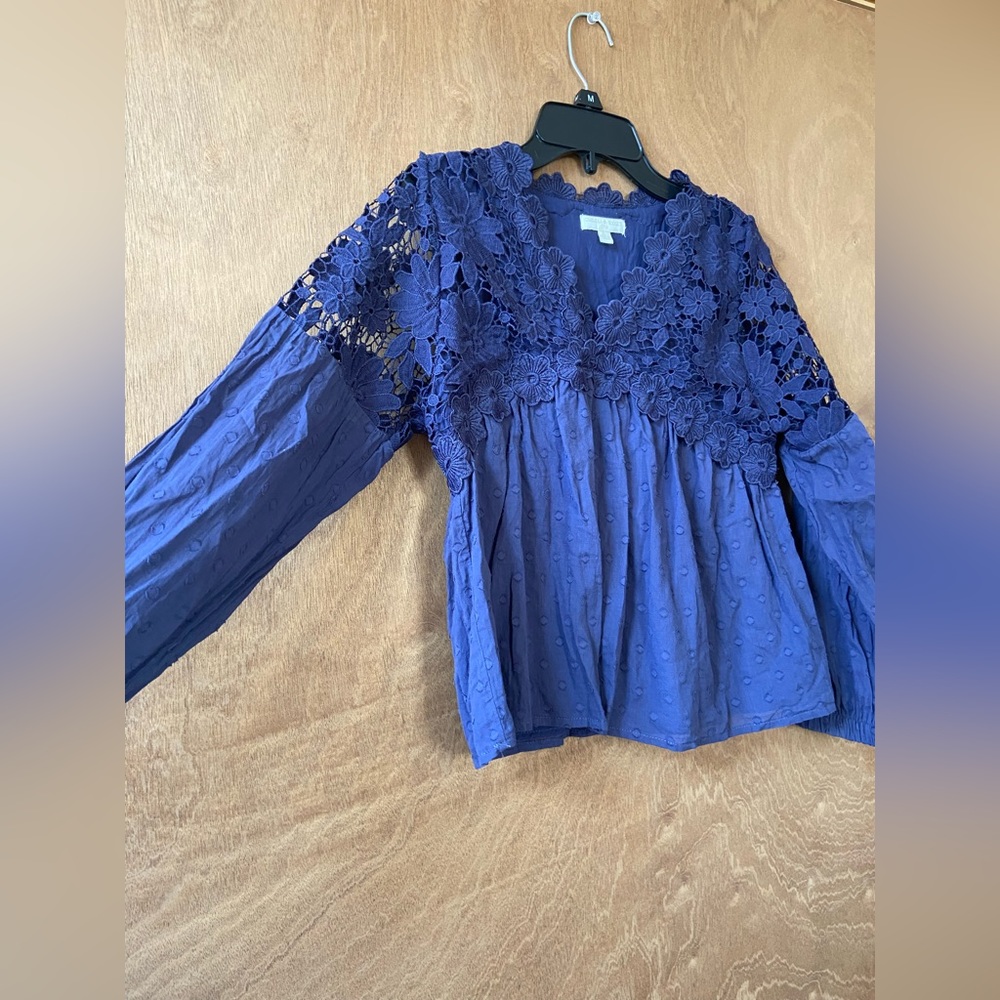 Cute navy little girls shirt